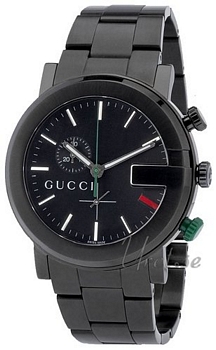 Gucci G Chrono Steel Black Dial Gucci G Chrono Steel Black Dial