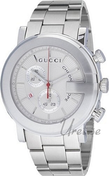 Gucci G Chrono Steel Silver Dial Gucci G Chrono Steel Silver Dial