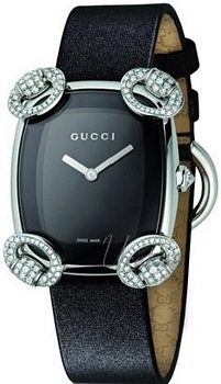 Gucci Horsebit Steel Black Dial
