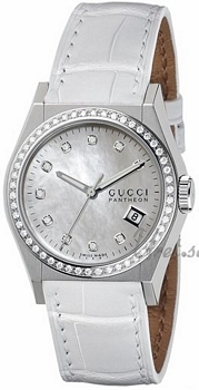 Gucci Pantheon Medium Steel MOP, White Dial Gucci Pantheon Medium Steel MOP, White Dial