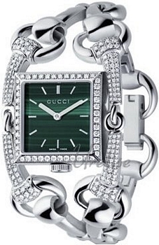 Gucci Signoria Medium White Gold Green Dial Gucci Signoria Medium White Gold Green Dial