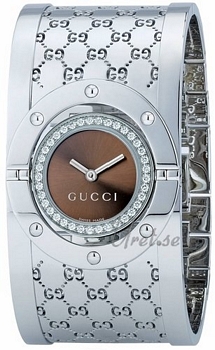 Gucci Twirl Steel Brown Dial