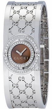 Gucci Twirl Small Steel Brown Dial Gucci Twirl Small Steel Brown Dial