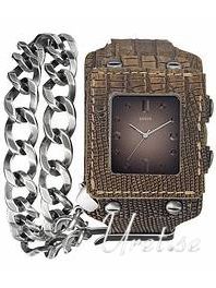 Guess Dylan Brown Dial Leather Strap Guess Dylan Brown Dial Leather Strap