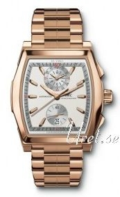 IWC Da Vinci Chronograph Silver Dial Rose Gold Bracelet