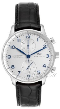 IWC Portuguese Sølv/Lær Ø40.9 mm IWC Portuguese Sølv/Lær Ø40.9 mm