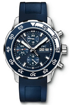 IWC Aquatimer Chronograph Blue Dial Rubber IWC Aquatimer Chronograph Blue Dial Rubber