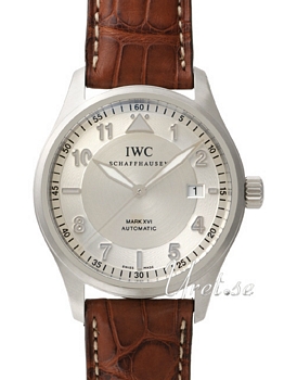 IWC Pilots Spitfire Mark XVI Silver Dial Brown Leather IWC Pilots Spitfire Mark XVI Silver Dial Brown Leather