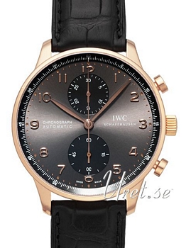 IWC Portuguese Grey Dial Leather