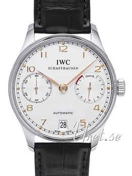 IWC Portuguese Silver Dial Leather IWC Portuguese Silver Dial Leather