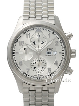 IWC Pilots Spitfire Chronograph Automatic Bracelet Silver Dial