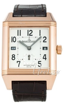 Jaeger LeCoultre Reverso Squadra Hometime � Silver Dial Rose Gol