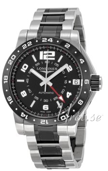 Longines Admiral Black Dial Ceramic/Steel Bracelet Longines Admiral Black Dial Ceramic/Steel Bracelet