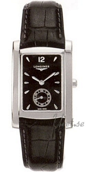 Longines DolceVita Black Dial Leather Strap Black Longines DolceVita Black Dial Leather Strap Black