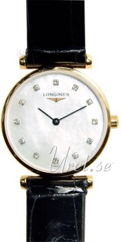 Longines Grande Classique MOP, White Dial Leather Strap Black Longines Grande Classique MOP, White Dial Leather Strap Black