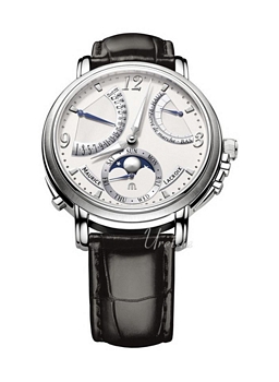 Maurice Lacroix Masterpiece Retrograde Lune White Dial