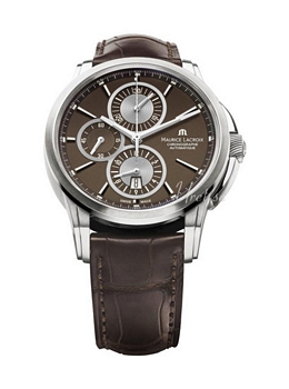 Maurice Lacroix Pontos Chronographe Brun/L�r �43 mm