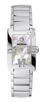 Montblanc Profile Lady Elegance Diamonds Steel MOP Dial