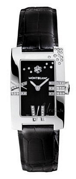 Montblanc Profile Lady Elegance Diamonds Steel Black Dial Montblanc Profile Lady Elegance Diamonds Steel Black Dial