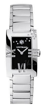 Montblanc Profile Lady Elegance Diamonds Steel Black Dial Montblanc Profile Lady Elegance Diamonds Steel Black Dial