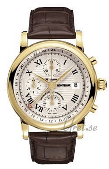 Montblanc Star Automatic Chronograph Yellow Gold White Dial Montblanc Star Automatic Chronograph Yellow Gold White Dial