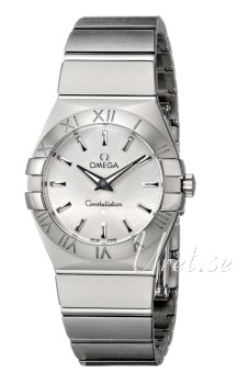 Omega Constellation Brushed 24 mm Steel Silver Dial
