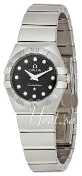 Omega Constellation Brushed 24 mm Steel Black Dial Omega Constellation Brushed 24 mm Steel Black Dial