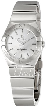 Omega Constellation Polished 27 mm Steel Silver Dial
