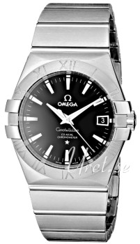 Omega Constellation Steel Black Dial Bracelet