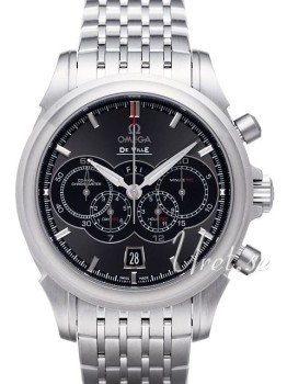 Omega De Ville Chronoscope Black Dial Bracelet