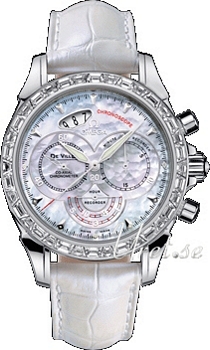 Omega De Ville Chronoscope MOP Dial Leather