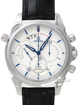 Omega De Ville Co-Axial Rattrapante Silver
