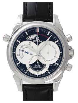 Omega De Ville Co-Axial Rattrapante Black