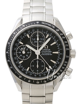 Omega Speedmaster Chronograph Day Date Black Dial Bracelet COSC