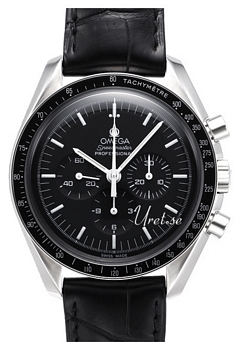 Omega Speedmaster Black Dial Leather