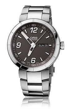 Oris Motor Sport TT1 Day Date Grå/Stål Ø43 mm Oris Motor Sport TT1 Day Date Grå/Stål Ø43 mm