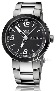 Oris Motor Sport TT1 Day Date Sort/Stål Ø43 mm Oris Motor Sport TT1 Day Date Sort/Stål Ø43 mm