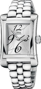 Oris Culture RectanYellowar Date Steel Silver Dial Oris Culture RectanYellowar Date Steel Silver Dial