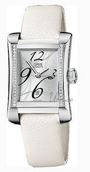 Oris Culture RectanYellowar Date Diamonds Steel Silver Dial Oris Culture RectanYellowar Date Diamonds Steel Silver Dial