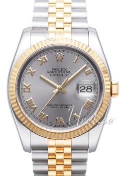 Rolex Datejust Silver Dial Yellow Gold / Steel Jubilee Bracelet