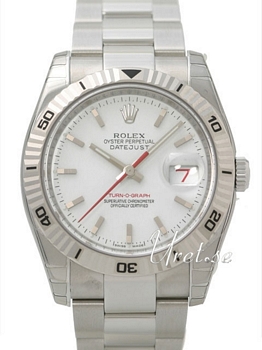 Rolex Datejust Turn-O-Graph White Dial Oysterlock Bracelet Rolex Datejust Turn-O-Graph White Dial Oysterlock Bracelet