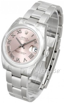 Rolex Datejust Pink Dial Midsize Oyster Bracelet