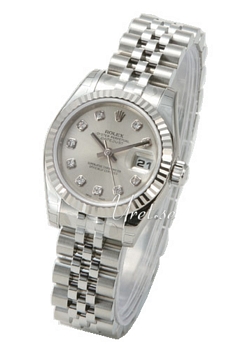 Rolex Lady Datejust Silver Dial Jubilee Bracelet