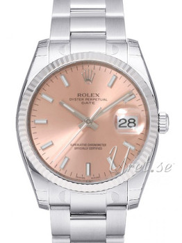 Rolex Perpetual Date Pink Dial Oyster Bracelet