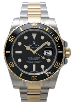 Rolex Submariner Black Dial Gold/Steel Ceramic Bezel