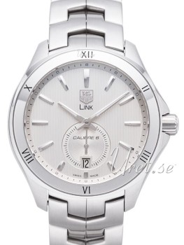 TAG Heuer Link Calibre 6 Automatic Sølv/Stål Ø40 mm TAG Heuer Link Calibre 6 Automatic Sølv/Stål Ø40 mm