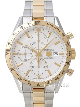 TAG Heuer Carrera Chronograph Silver Dial Two Tone Bracelet