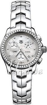 TAG Heuer Link Chronograph White MOP Dial Diamond TAG Heuer Link Chronograph White MOP Dial Diamond