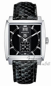 TAG Heuer Monaco Black Dial Diamonds TAG Heuer Monaco Black Dial Diamonds
