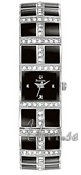 Bulova Crystals Ladies Black Dial